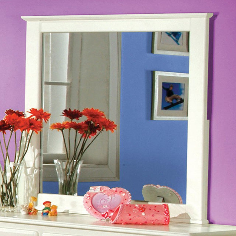 Bella White Mirror - Ornate Home
