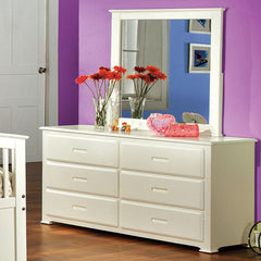 Bella White Mirror - Ornate Home