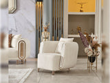 Bella Cream 3-pieces (Sofa & Loveseat & Chair) Living Room Set