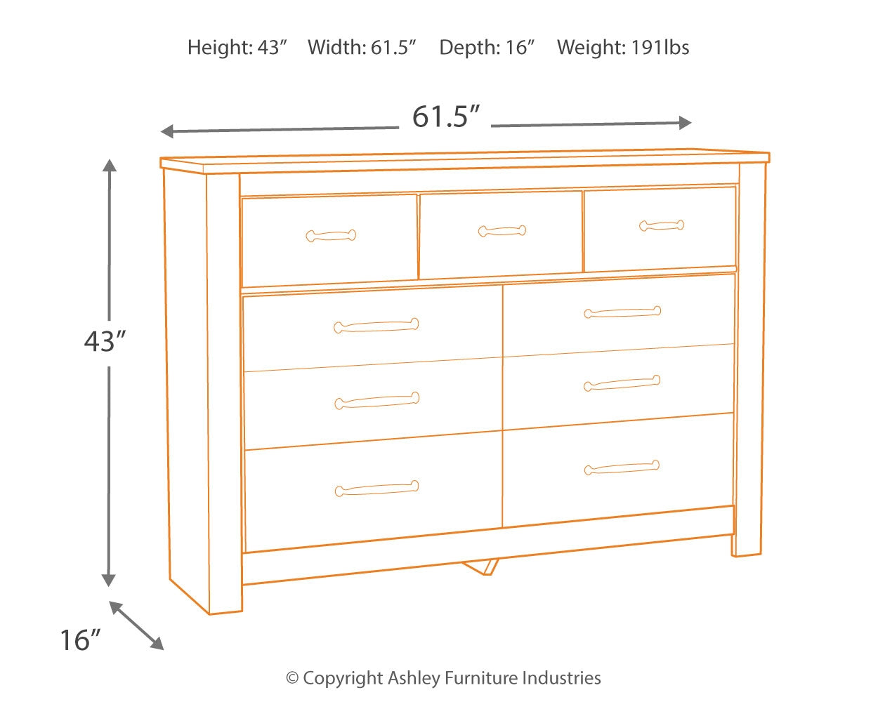 Bellaby Dresser (Online Special Price) - Ornate Home