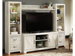 Bellaby Whitewash 4-Piece Entertainment Center (Online Special Price) - Ornate Home