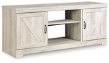 Bellaby Whitewash 4-Piece Entertainment Center - Ornate Home
