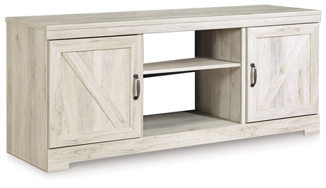 Bellaby Whitewash 4-Piece Entertainment Center - Ornate Home