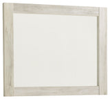 Bellaby Whitewash Bedroom Mirror - Ornate Home