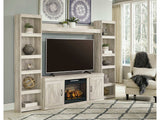 Bellaby Whitewash Entertainment Center (Online Special Price) - Ornate Home