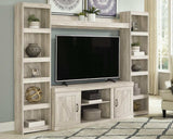 Bellaby Whitewash Entertainment Center (Online Special Price) - Ornate Home