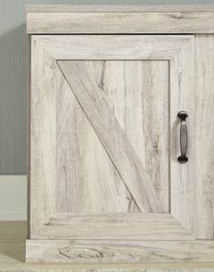 Bellaby Whitewash Entertainment Center - Ornate Home