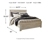 Bellaby Whitewash Queen Panel Bedroom Set with Dresser, Mirror, Chest and 2 Nightstands (Online Special Price) - Ornate Home