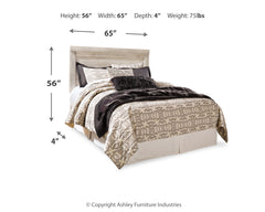 Bellaby Whitewash Queen Panel Headboard   B331-57 - Ornate Home
