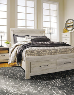 Bellaby Whitewash Queen Panel Headboard   B331-57 - Ornate Home