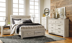 Bellaby Whitewash Queen Panel Headboard   B331-57 - Ornate Home