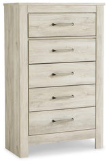 Bellaby Whitewash Queen Panel Headboard, Dresser, Mirror, Chest and 2 Nightstands - Ornate Home