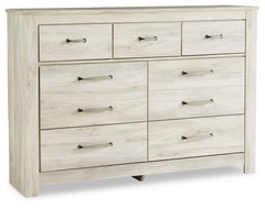 Bellaby Whitewash Queen Panel Storage Bed, Dresser and Nightstand - Ornate Home