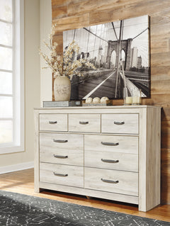 Bellaby Whitewash Queen Panel Storage Bed, Dresser and Nightstand - Ornate Home