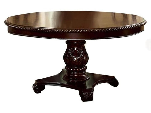Bellagio Brown Cherry Round Dining Table - Ornate Home