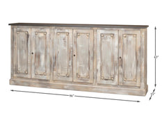 Bellagio Oak/Grey Sideboard - Ornate Home