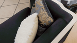 Bellagio Royale Black/Silver/Gold Loveseat / HD-L9042 - Ornate Home