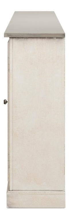 Bellagio White/Grey Sideboard - Ornate Home
