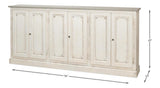Bellagio White/Grey Sideboard - Ornate Home