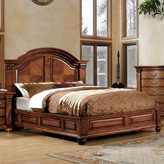 Bellagrand Antique Tobacco Oak Cal.King Bed - Ornate Home