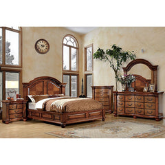 Bellagrand Antique Tobacco Oak Chest - Ornate Home
