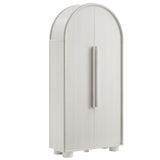 Bellamy Ash Tall Arched Storage Cabinet - Ornate Home