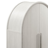 Bellamy Ash Tall Arched Storage Cabinet - Ornate Home