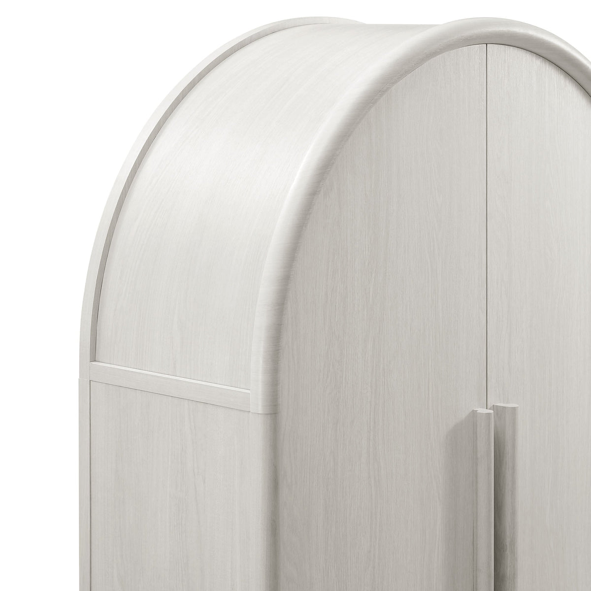 Bellamy Ash Tall Arched Storage Cabinet - Ornate Home