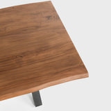 Bellamy Honey/Black Solid Wood Dining Table - Ornate Home