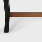 Bellamy Honey/Black Solid Wood Dining Table - Ornate Home