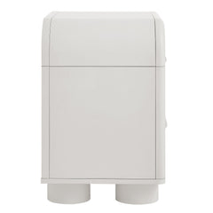 Bellamy White Matte Curved 2-Drawer Nightstand - Ornate Home