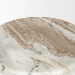 Bellancia Pink Rosa Marble Pedestal Side Table