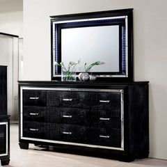 Bellanova Black 5 Pc. Queen Bedroom Set w/ Chest - Ornate Home