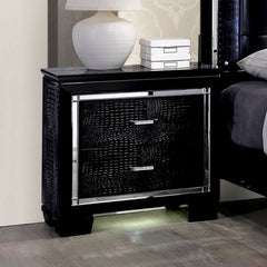 Bellanova Black 5 Pc. Queen Bedroom Set w/ Chest - Ornate Home
