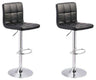 Bellatier Faux Leather Adjustable Height Bar Stools (Online Special Price) - Ornate Home