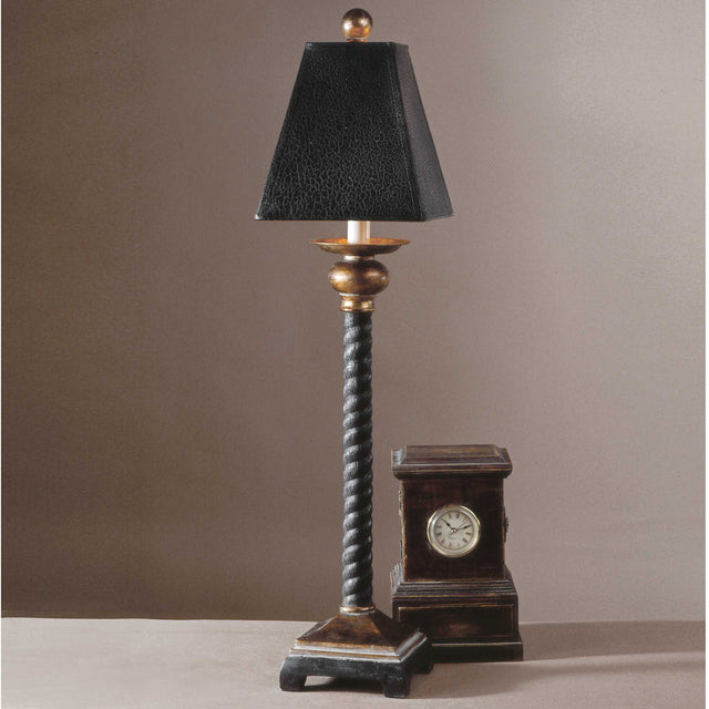 Bellcord Black Buffet Lamp - Ornate Home