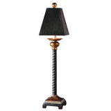 Bellcord Black Buffet Lamp - Ornate Home