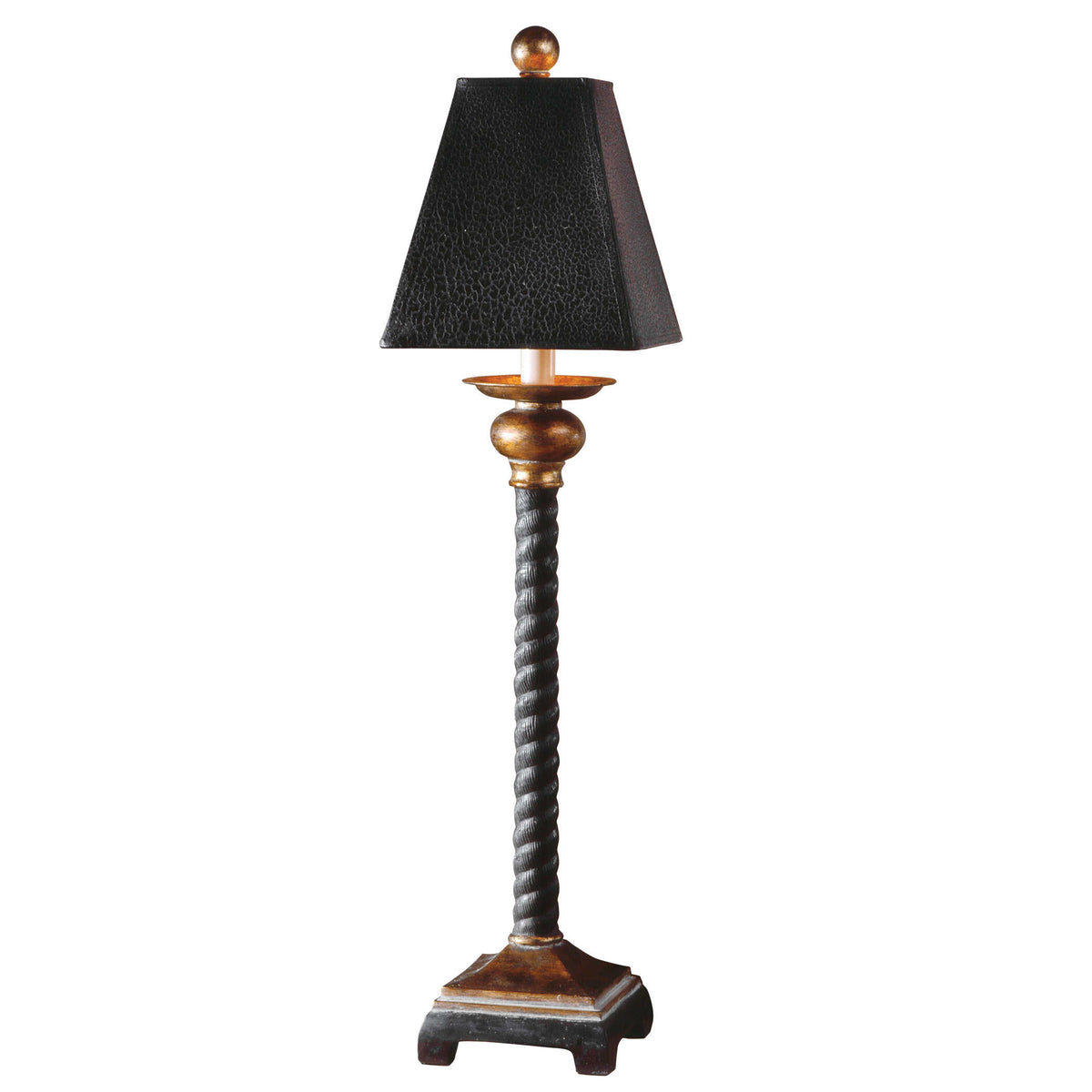 Bellcord Black Buffet Lamp - Ornate Home