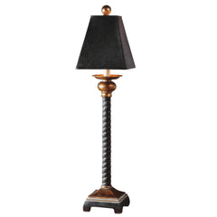 Bellcord Black Buffet Lamp - Ornate Home