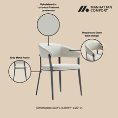 Belle Dining Chair in Oatmeal - Ornate Home