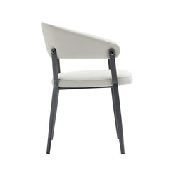 Belle Dining Chair in Oatmeal - Ornate Home