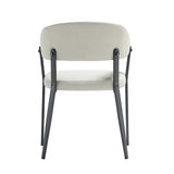 Belle Dining Chair in Oatmeal (set of 2) - Ornate Home