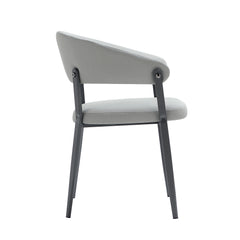 Belle Dining Chair in Stone Grey - Ornate Home