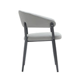 Belle Dining Chair in Stone Grey (set of 2) - Ornate Home