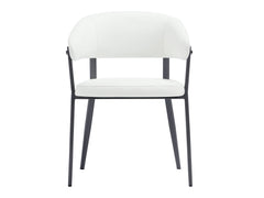 Belle Dining Chair in White - Ornate Home
