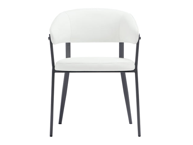 Belle Dining Chair in White - Ornate Home