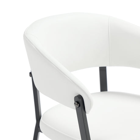 Belle Dining Chair in White - Ornate Home