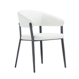 Belle Dining Chair in White - Ornate Home