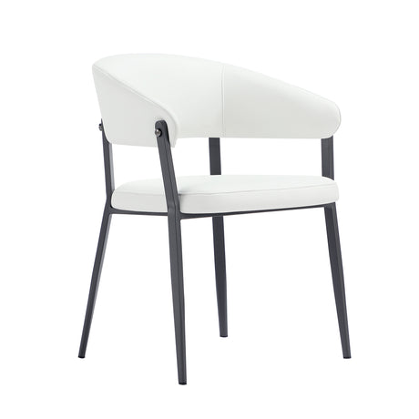 Belle Dining Chair in White - Ornate Home