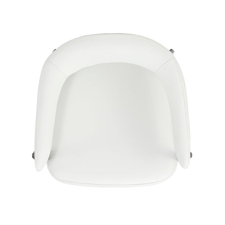 Belle Dining Chair in White - Ornate Home